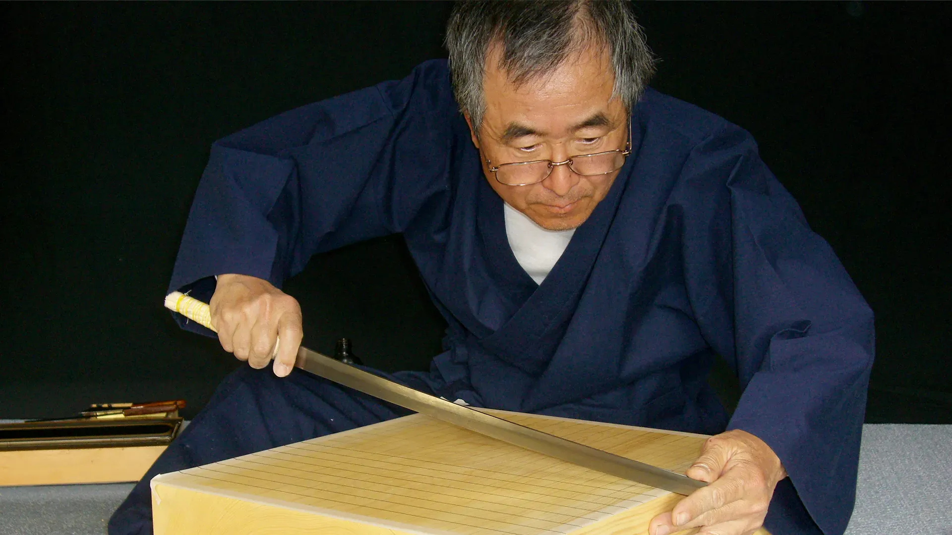 太刀盛りの作業風景