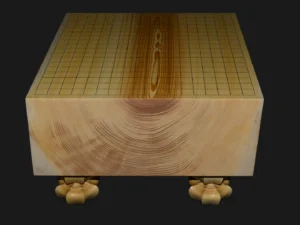 囲碁(脚付)5.6寸|綾営林署榧・1枚板木裏盤の全面イメージ1