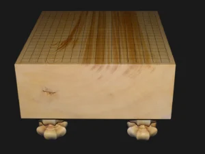 囲碁（脚付）5.6寸｜綾営林署榧・1枚板木裏盤の全体イメージ1