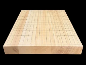 碁盤（卓上）1.95寸｜九州榧・4枚接ぎ盤柾目の全体イメージ1