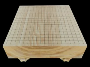 囲碁（脚付）3.75寸｜九州榧・1枚板木裏盤