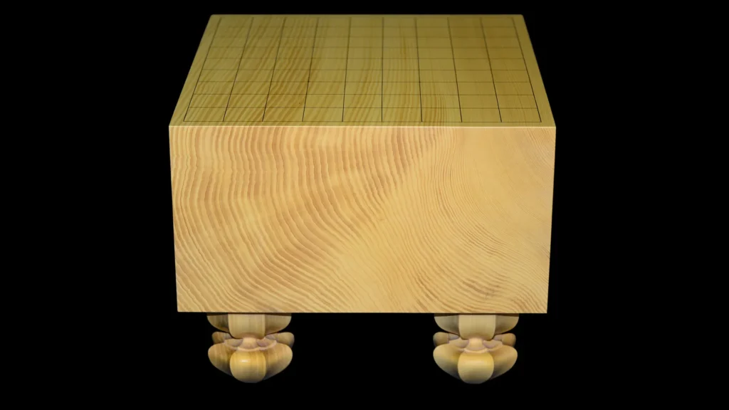 5.9-sun Shogi Floor Board – Kyushu Kaya, Single-piece, Straight-grain cut image 1