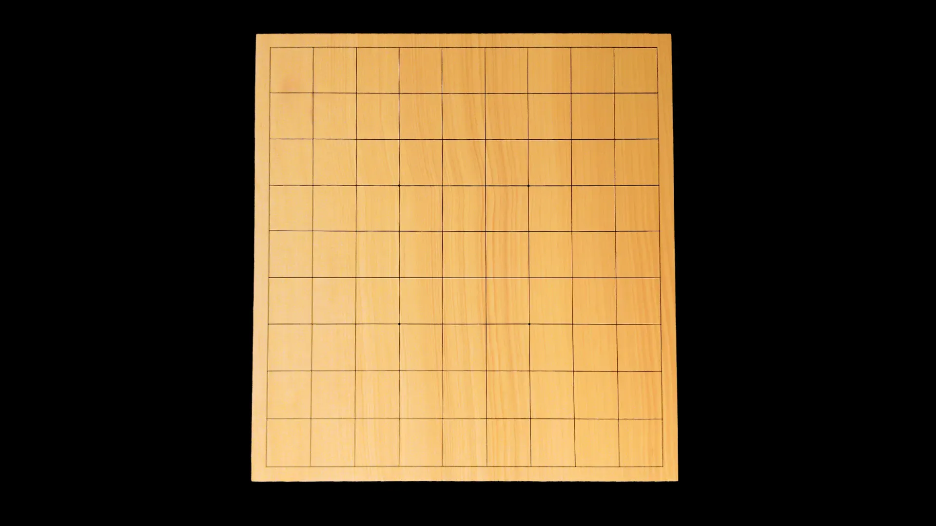 将棋(卓上)2.1寸|九州榧・1枚板柾目の天面イメージ2