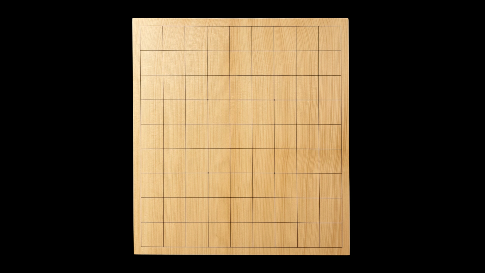 将棋(卓上)2.4寸|九州榧・1枚板柾目の全面 のイメージ 2