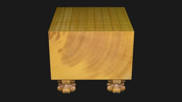 将棋（脚付）7寸｜綾営林署榧・1枚板柾目 【品番：S1】 | 熊須碁盤店