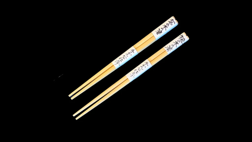 Full view of Kaya chopsticks