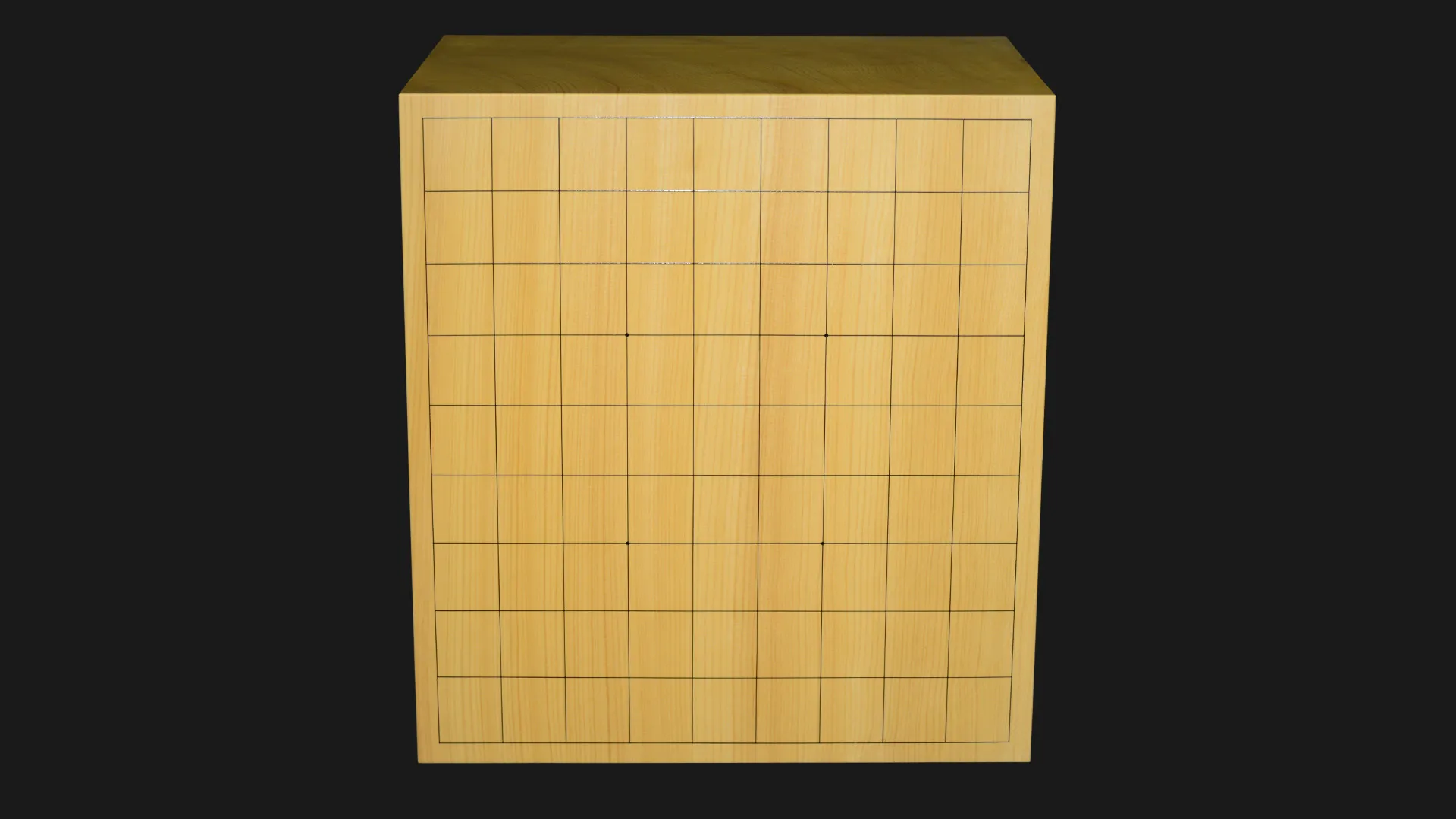 将棋(脚付)7.7寸|九州榧・1枚板柾目のイメージ 5