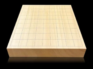 将棋（卓上）2.1寸｜九州榧・1枚板柾目の全体イメージ2