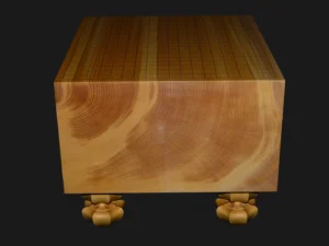 碁盤（脚付）7.95寸｜綾営林署榧・1枚板柾目の全体イメージ１