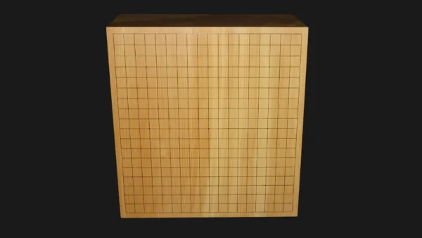 碁盤（脚付）6.2寸｜綾営林署榧・1枚板柾目 | 熊須碁盤店