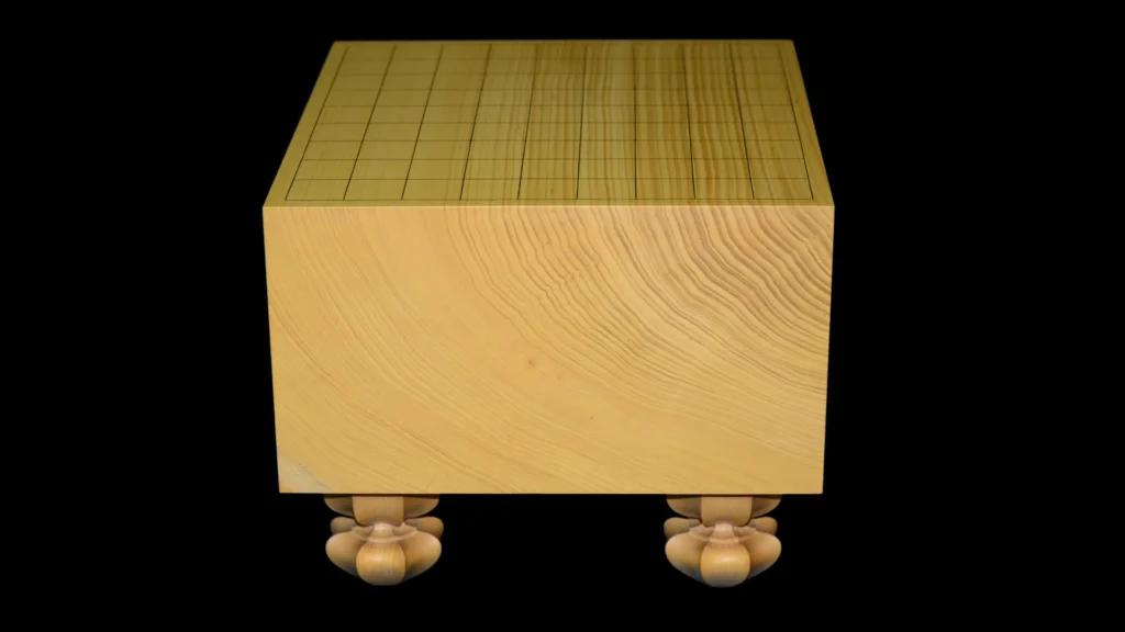 6.25-sun Shogi Floor Board – Kyushu Kaya, Single-piece, Straight-grain cut image 1
