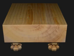 4.5-sun Go Floor Board – Kyushu Kaya, Single-piece, Flat-grain cut (back face) image 1