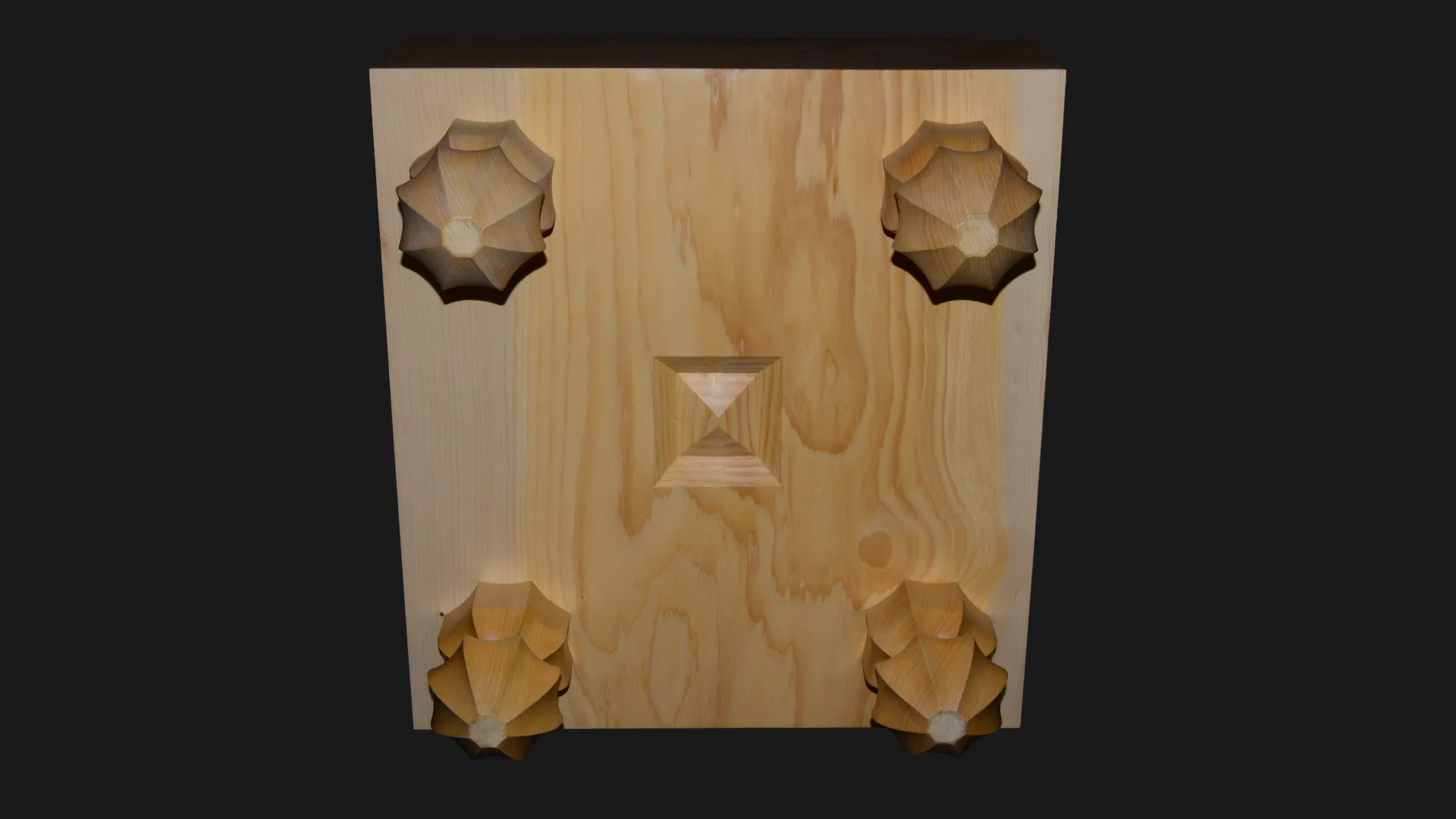 4.5-sun Go Floor Board – Kyushu Kaya, Single-piece, Flat-grain cut (back face) image 6