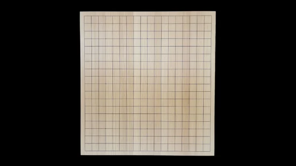 碁盤（卓上）2.1寸｜九州榧・5枚接ぎ盤柾目 | 熊須碁盤店