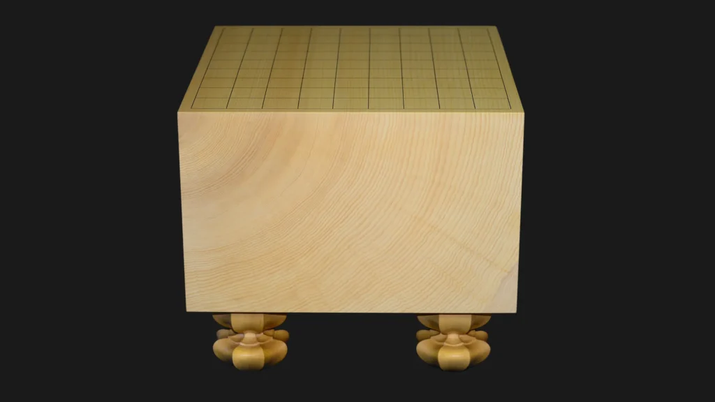 将棋（脚付）7寸｜九州榧・1枚板柾目の全面イメージ3