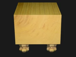 将棋（脚付）7.55寸｜九州榧・1枚板柾目の全体イメージ 1