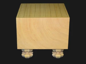 将棋（脚付）7.4寸｜九州榧・1枚板柾目の全体イメージ 1