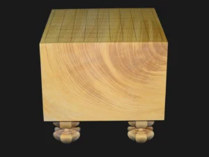 将棋（脚付）7.5寸｜九州榧・1枚板柾目の全体イメージ 1