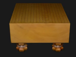 5.2-sun Go Floor Board – Kyushu Kaya, Single-piece, Flat-grain cut (back face) image 1