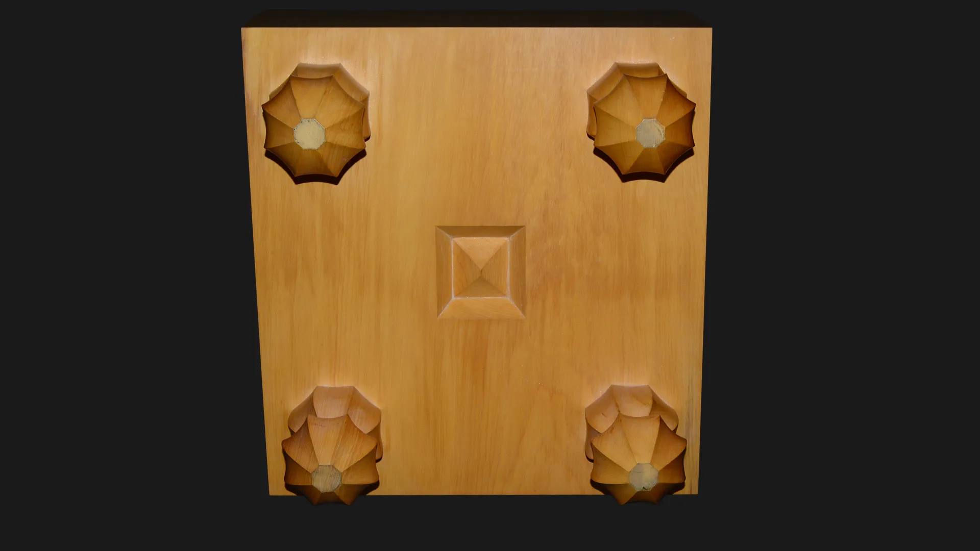 5.2-sun Go Floor Board – Kyushu Kaya, Single-piece, Flat-grain cut (back face) image 5