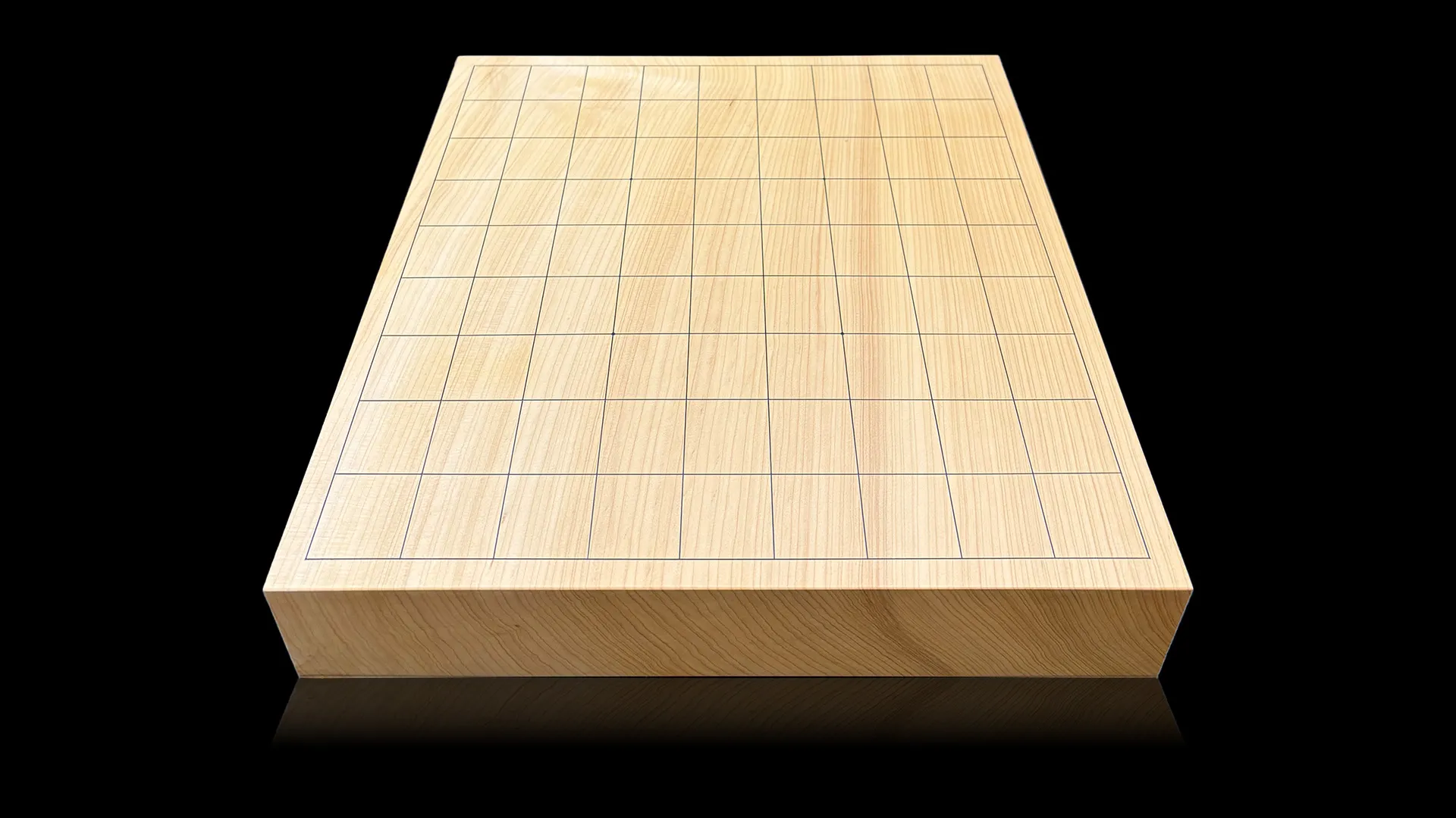 将棋(卓上)2寸|九州榧・1枚板柾目の全体イメージ1