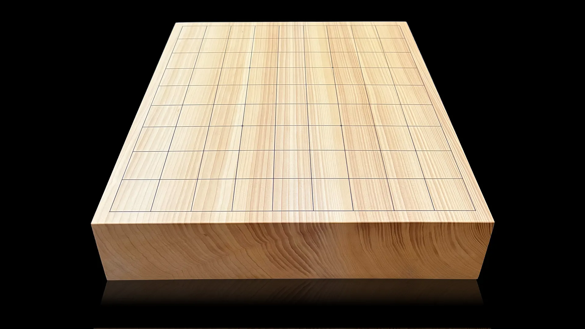 将棋(卓上)2.45寸|九州榧・1枚板柾目の全体イメージ1