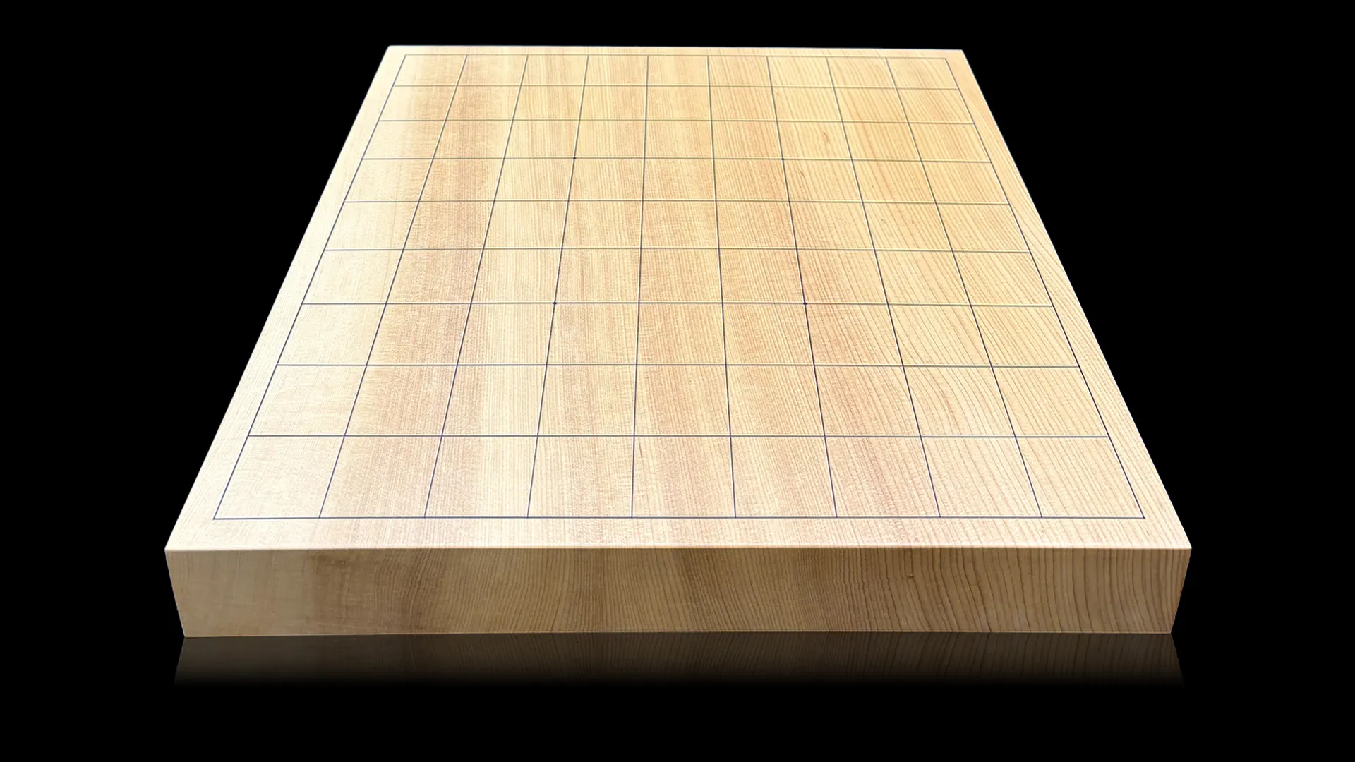 将棋(卓上)1.35寸|島根県産榧・1枚板柾目 の全体イメージ2