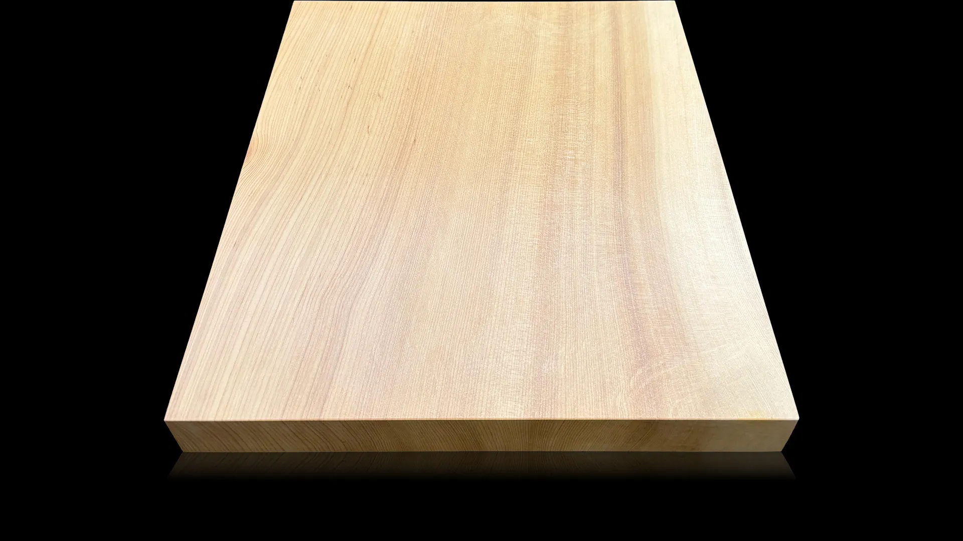 将棋(卓上)1.35寸|島根県産榧・1枚板柾目 の底面イメージ