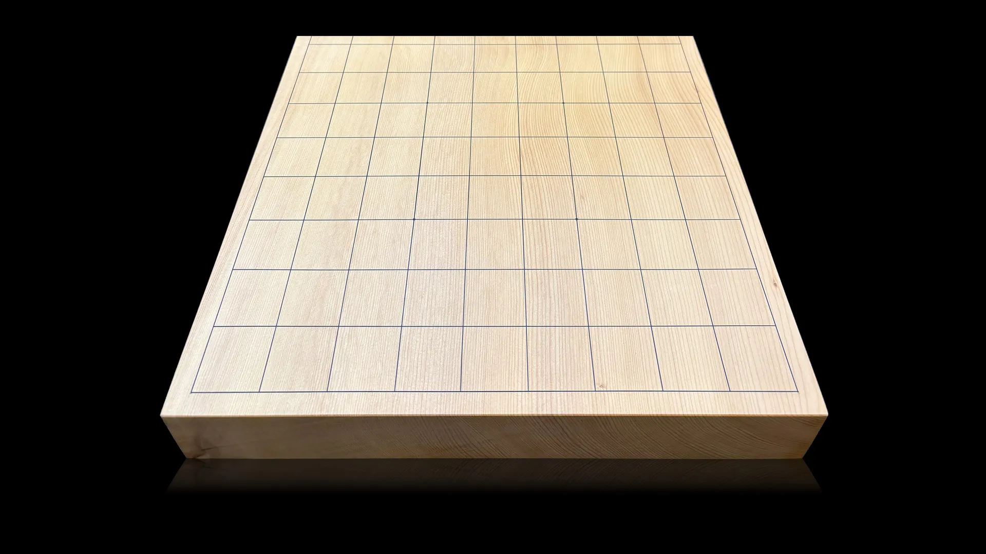 将棋(卓上)1.6寸|九州榧・1枚板柾目の全体イメージ1