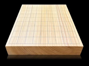将棋（卓上）2.1寸｜九州榧・1枚板柾目の全体イメージ１