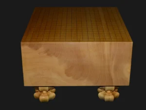 碁盤（脚付）6.3寸｜綾営林署榧・1枚板柾目のイメージ1