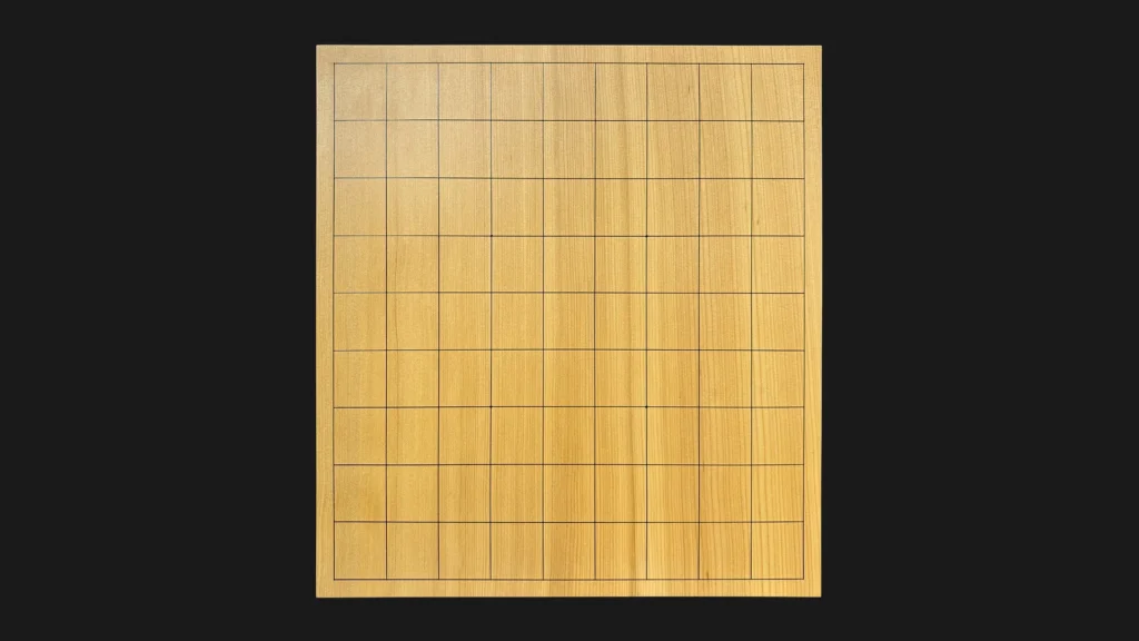 将棋（脚付）7寸｜島根県産榧・1枚板柾目の全体イメージ 5