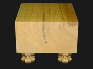 将棋(脚付)6.1寸|九州榧・1枚板柾目の全体イメージ 1