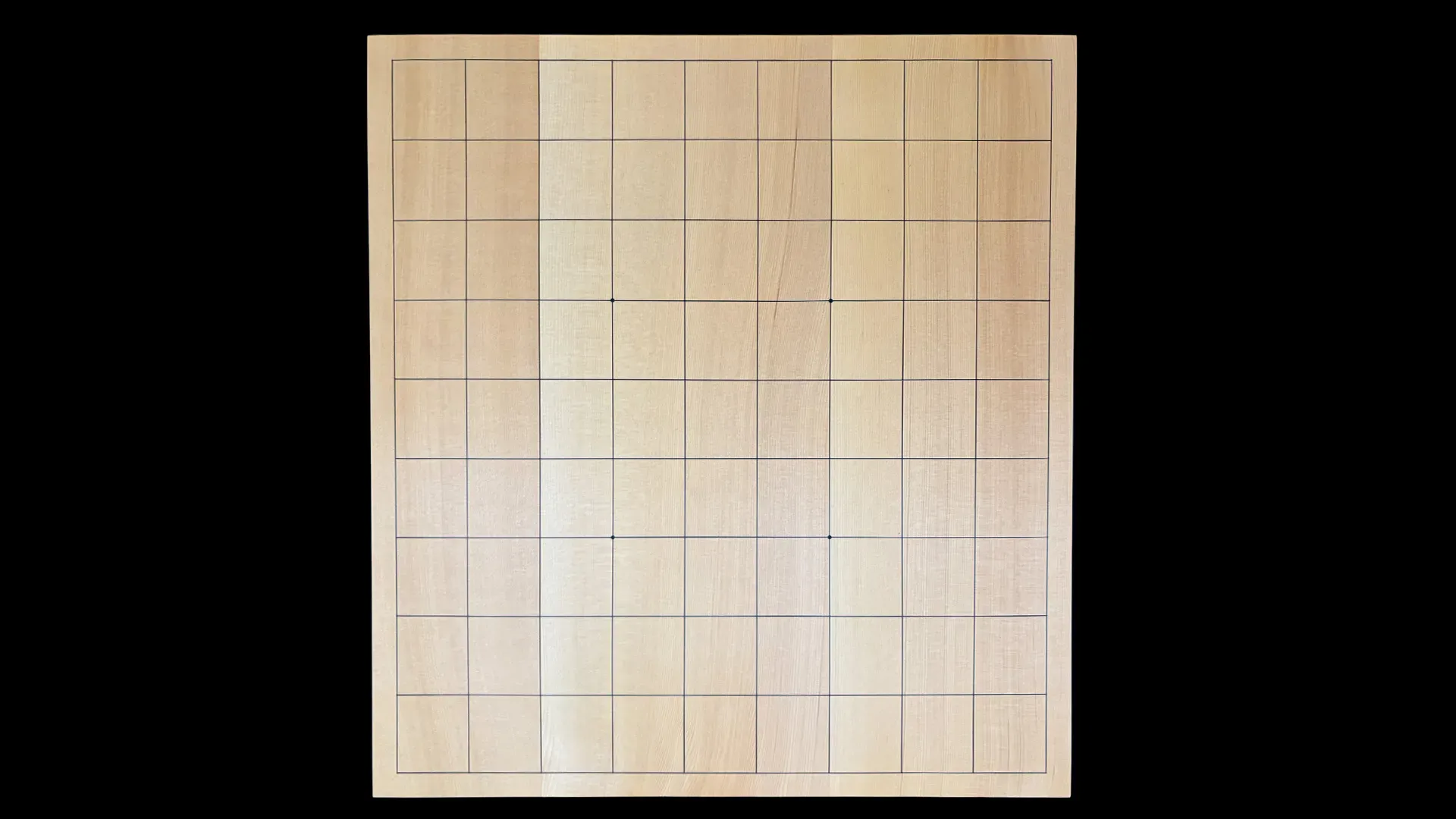 将棋(卓上)2寸|宮崎榧・3枚接ぎ盤柾目の全体イメージ 3