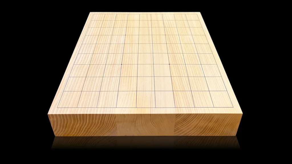 将棋（卓上）2寸｜九州榧・3枚接ぎ盤柾目 | 熊須碁盤店