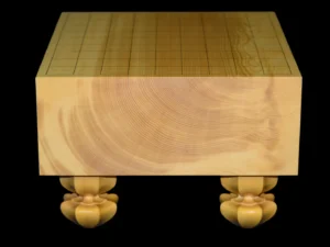 将棋(脚付)4.4寸|綾営林署榧・1枚板板目(木裏)の全体イメージ 1