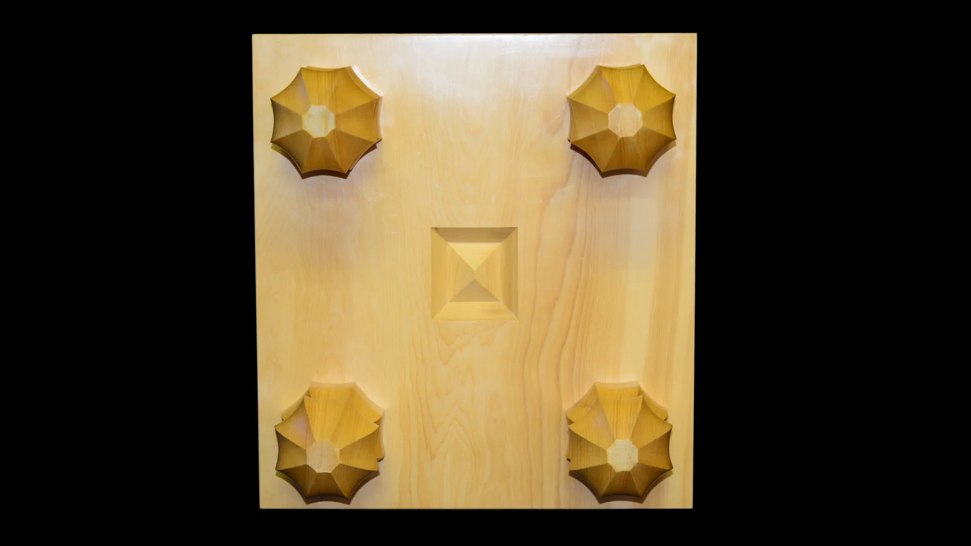 4.4-sun Shogi Floor Board – Aya National Forest Kaya, Single-piece, Flat-grain cut (back face) image 6