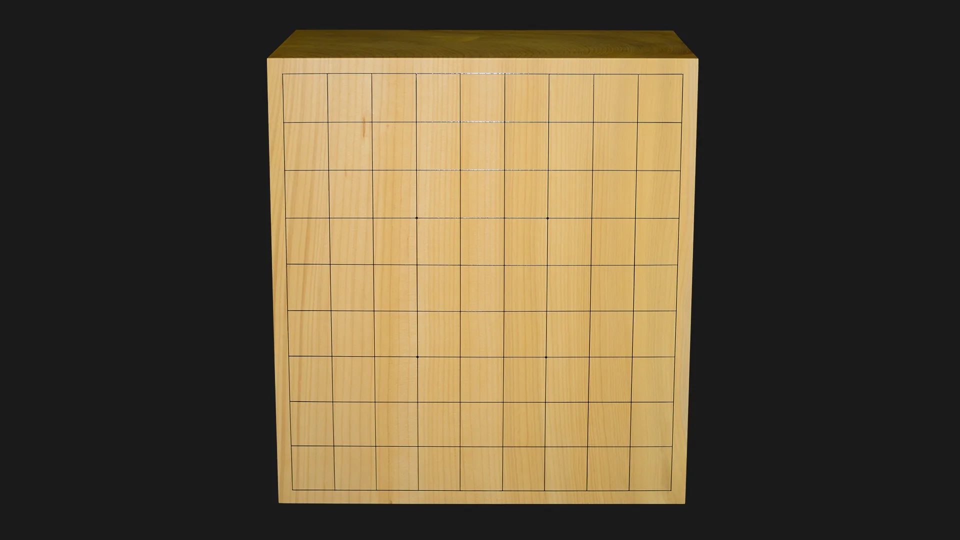 将棋（脚付）6.85寸｜九州榧・1枚板柾目 | 熊須碁盤店