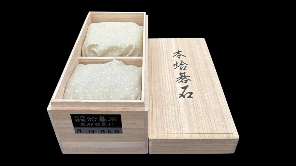 碁石｜メキシコ産 蛤・月印・38号（10.7mm）・リペア品のイメージ 2
