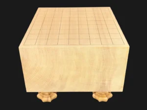 将棋（脚付）6.05寸｜島根県産榧・1枚板柾目のイメージ 1