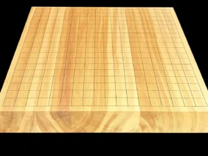 碁盤（卓上）1.9寸｜綾営林署榧・4枚接ぎ盤柾目の全体イメージ 01