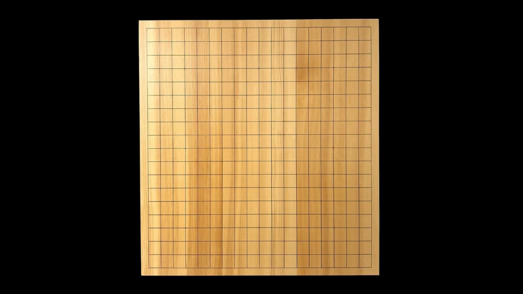 碁盤(卓上)1.95寸|宮崎榧・3枚接ぎ盤柾目のイメージ 03