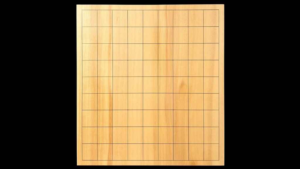 将棋（卓上）1.95寸｜宮崎榧（日向榧）・4枚接ぎ盤柾目のイメージ 03