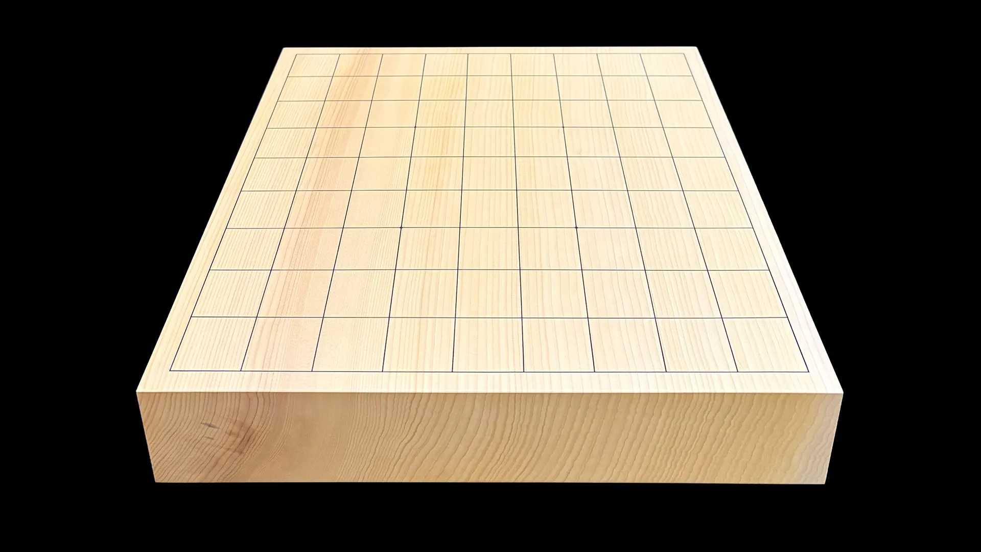 将棋(卓上)2.05寸|九州榧・1枚板柾目 【品番:ST28】 の全体イメージ 2