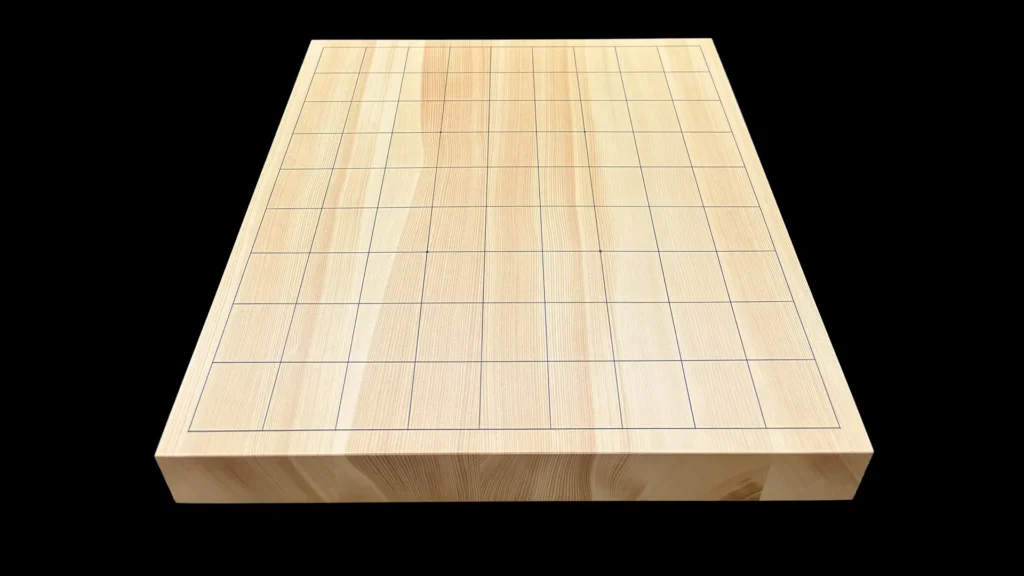 1.4-sun Shogi Table Board – Aya National Forest Kaya, 4-piece laminated, Straight-grain cut ( Item No. ST29 ) of image 1