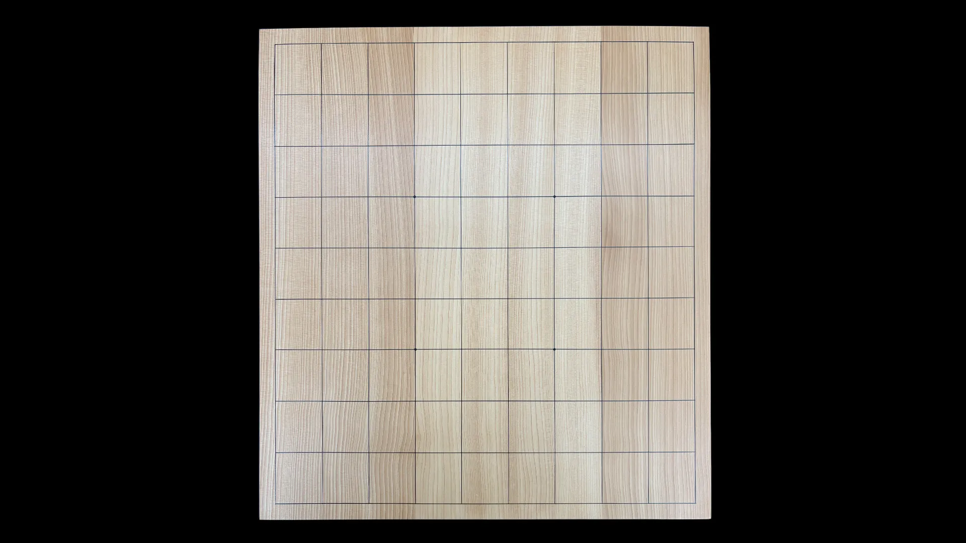 将棋(卓上)1.5寸|九州榧・3枚接ぎ盤柾目 【品番:ST30】の全体イメージ 3
