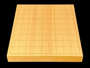 将棋（卓上）1.45寸｜綾営林署榧・3枚接ぎ盤柾目 【品番：ST32】の全体イメージ 1