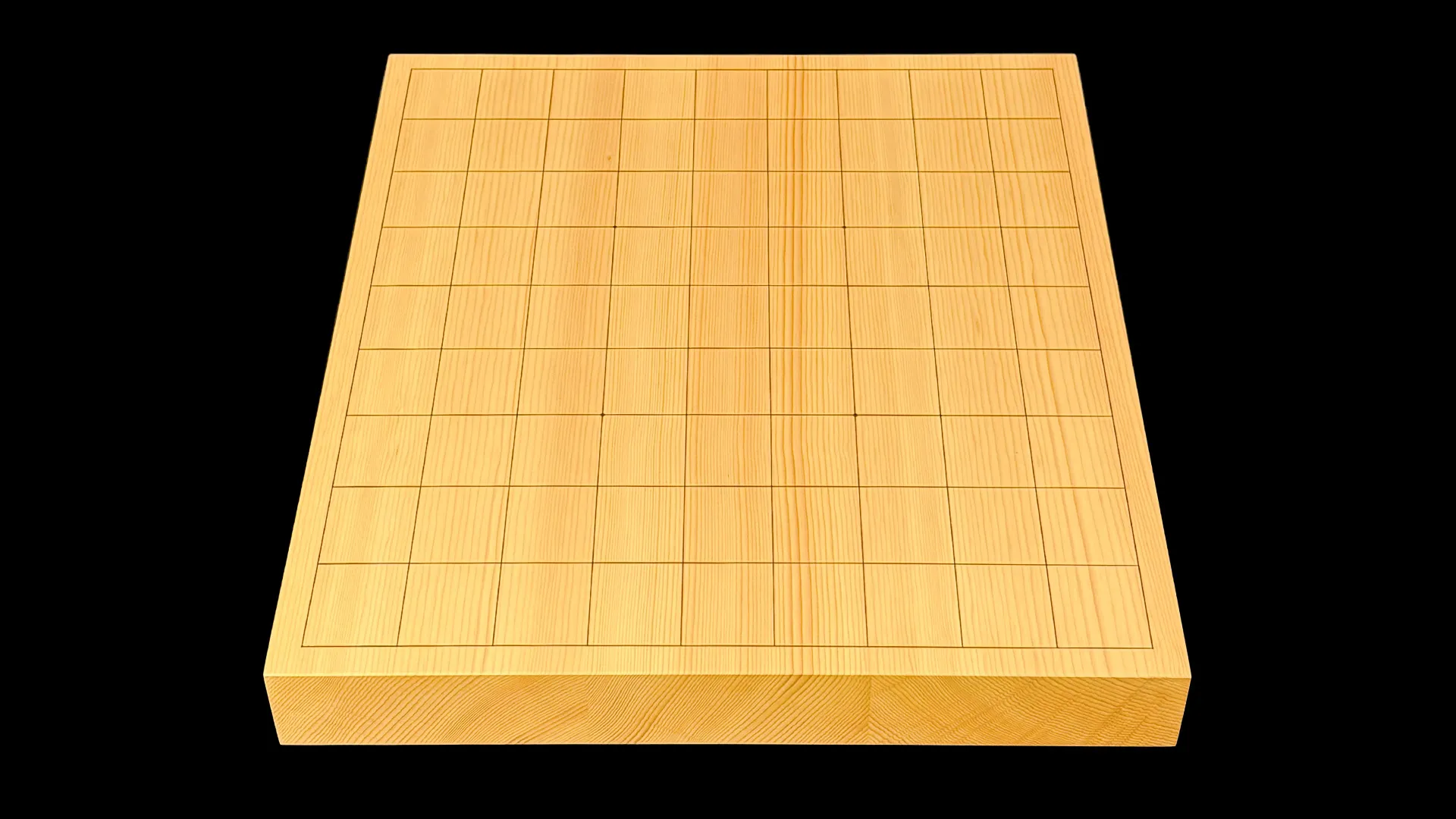 将棋(卓上)1.45寸|綾営林署榧・3枚接ぎ盤柾目 【品番:ST32】の全体イメージ 1