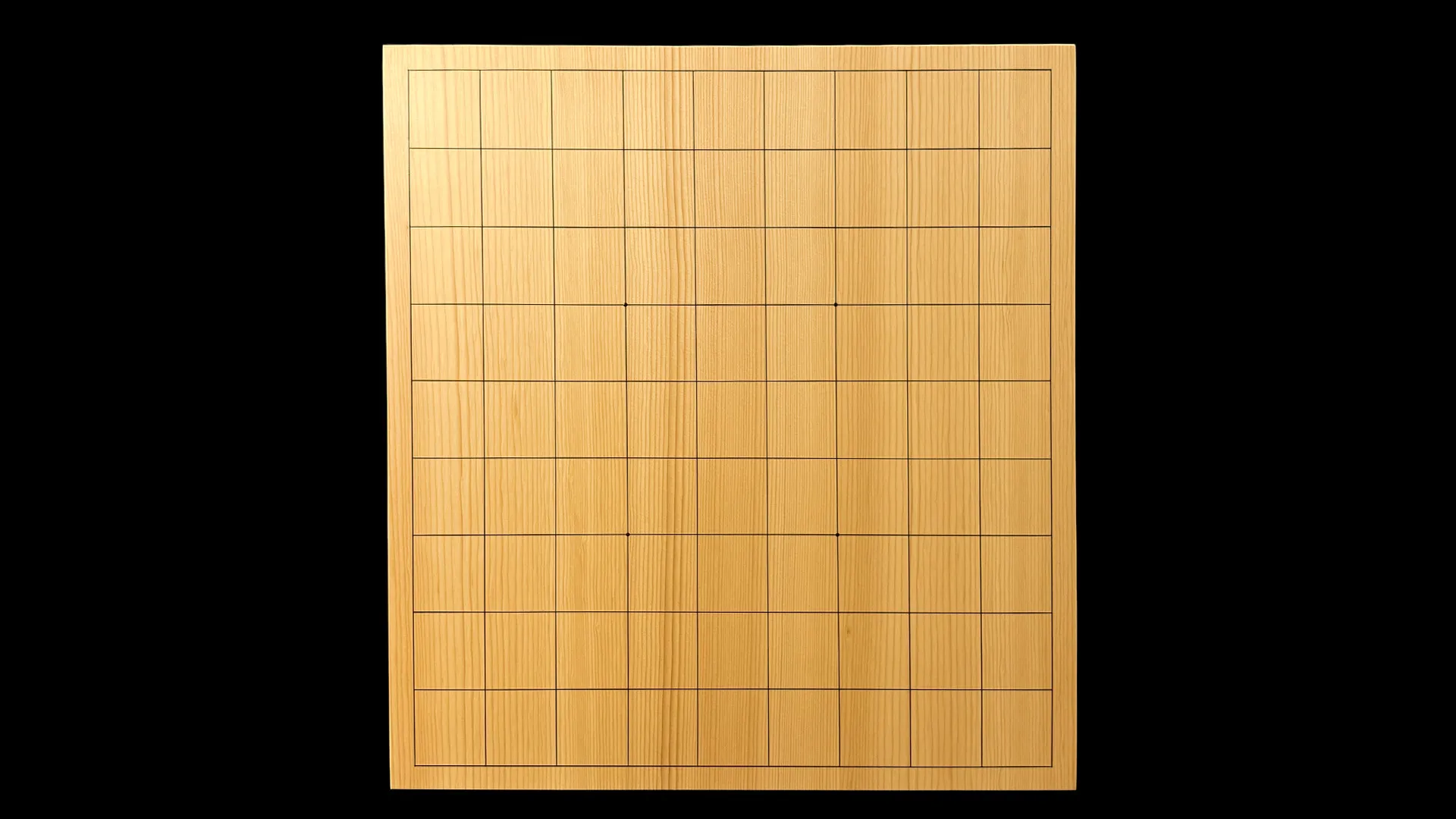 将棋(卓上)1.45寸|綾営林署榧・3枚接ぎ盤柾目 【品番:ST32】の全体イメージ 3