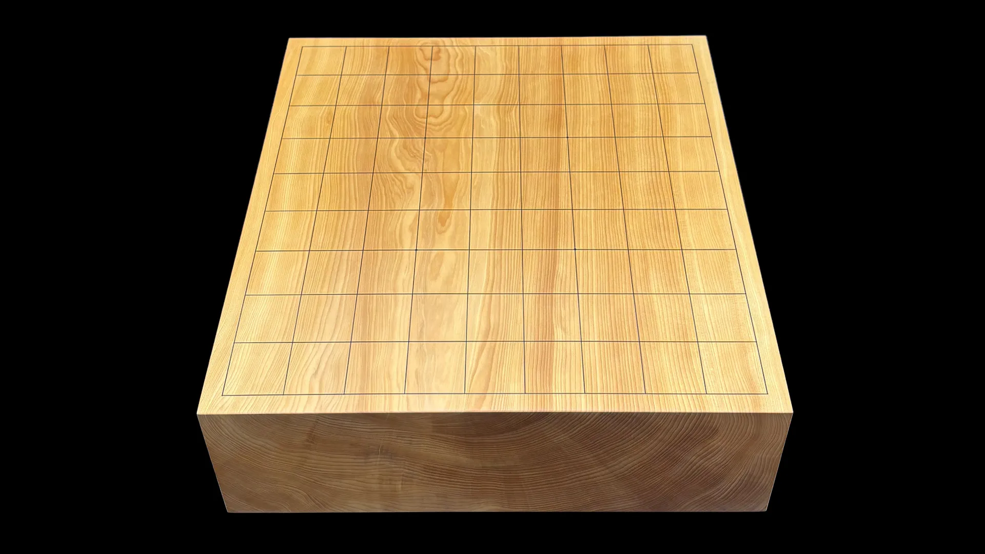 将棋(卓上)3.4寸|綾営林署榧・1枚板板目(木裏) 【品番:ST33】の全体イメージ 1